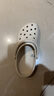 卡骆驰（CROCS）经典洞洞鞋轻便百搭女沙滩鞋包头拖鞋男鞋|10001 冰沙色-2MC（含智必星） 37 /38(230mm) 实拍图