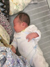 欢喜小熊新生儿连体哈衣春夏季宝宝纯棉护肚爬服0-6个月新生婴儿蝴蝶衣 实拍图