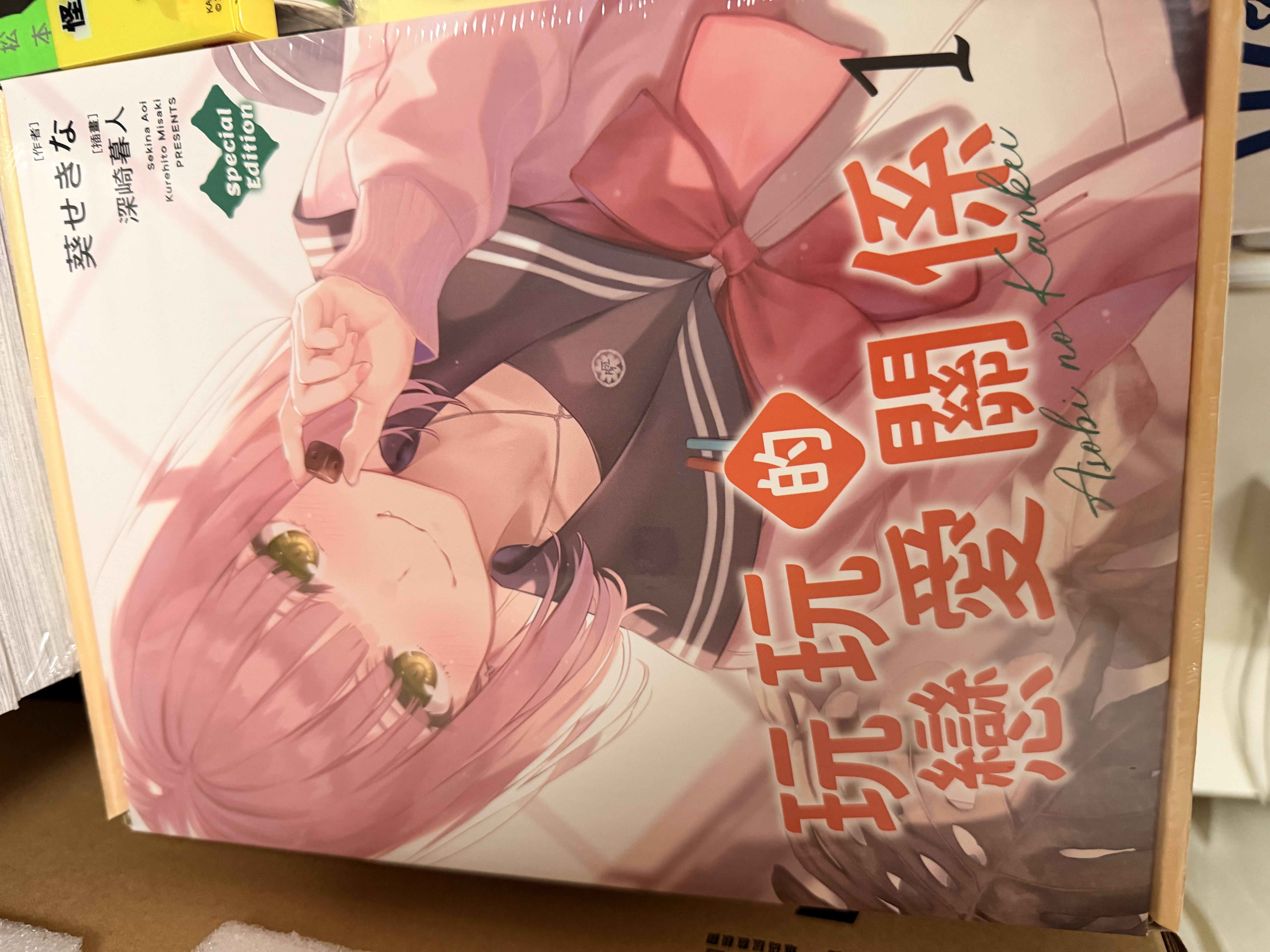 现货 玩玩的恋爱关系 特装版 第1集 轻小说 葵せきな 玩乐关系 台版轻小说 台湾角川出版 实拍图