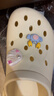 名创优品（MINISO）洞洞鞋男女夏季外穿凉鞋防滑厚底踩屎感包头凉拖鞋卡其色+海星 实拍图