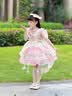 G.duck童装洛丽塔公主裙儿童连衣裙夏季2026生日礼服女童裙子超仙蓬蓬裙 蓝色裙子加拖尾 140 实拍图