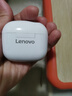 联想（Lenovo）【旗舰顶配 官方正品】蓝牙耳机无线半入耳式运动耳机  智能降噪 持久续航  通用 LP40pro白 实拍图