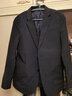 杜宾爵春秋薄款休闲西装男韩版修身单西装上衣轻奢商务青年小西装外套潮 8606蓝色 XL (180) 实拍图