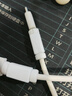 线头保护套数据线保护扣安卓充电器苹果通用防折断手机数据线头套 数据线保护扣-白色 2个装 实拍图