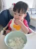 PUTOT宝宝围兜硅胶婴儿童吃饭围嘴加大加宽防水罩衣辅食蛋花饭兜 实拍图