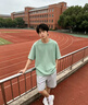 Jeanswest真维斯冰丝短袖t恤男士夏季凉爽透气网眼半袖男吸汗健身跑步衣 实拍图