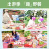 蓓安适野餐垫户外加厚防潮垫耐磨牛津布大尺寸便携垫子 小红格子195*200 实拍图