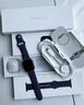 Apple/苹果 Watch S11 智能手表GPS+蜂窝款42毫米银色铝金属表壳雾紫色运动型表带S/M MF9G4CH/B 实拍图