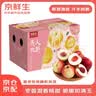 京鲜生 珍珠枣蜜桃 净重3斤装 单果40g+ 油桃 生鲜水果礼盒 实拍图