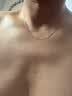 老银匠银项链无吊坠s925银项链女素链简约裸链简约女士百搭时尚银锁骨链 实拍图