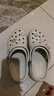 卡骆驰（CROCS）新款厚底云朵洞洞鞋送女友礼物206750 骨白色   34-35 实拍图