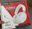 极度未知（HYPERX）飓风2飓风3系列电竞游戏耳机头戴式 fps吃鸡耳麦降噪麦克风 原金士顿cloud2电竞耳机 飓风3无线加强版 冰霜白【200小时长续航】 实拍图