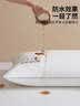 红豆A类纯棉三防枕头枕芯防汗防油枕头深度睡眠护颈枕48*74cm高枕一只 实拍图