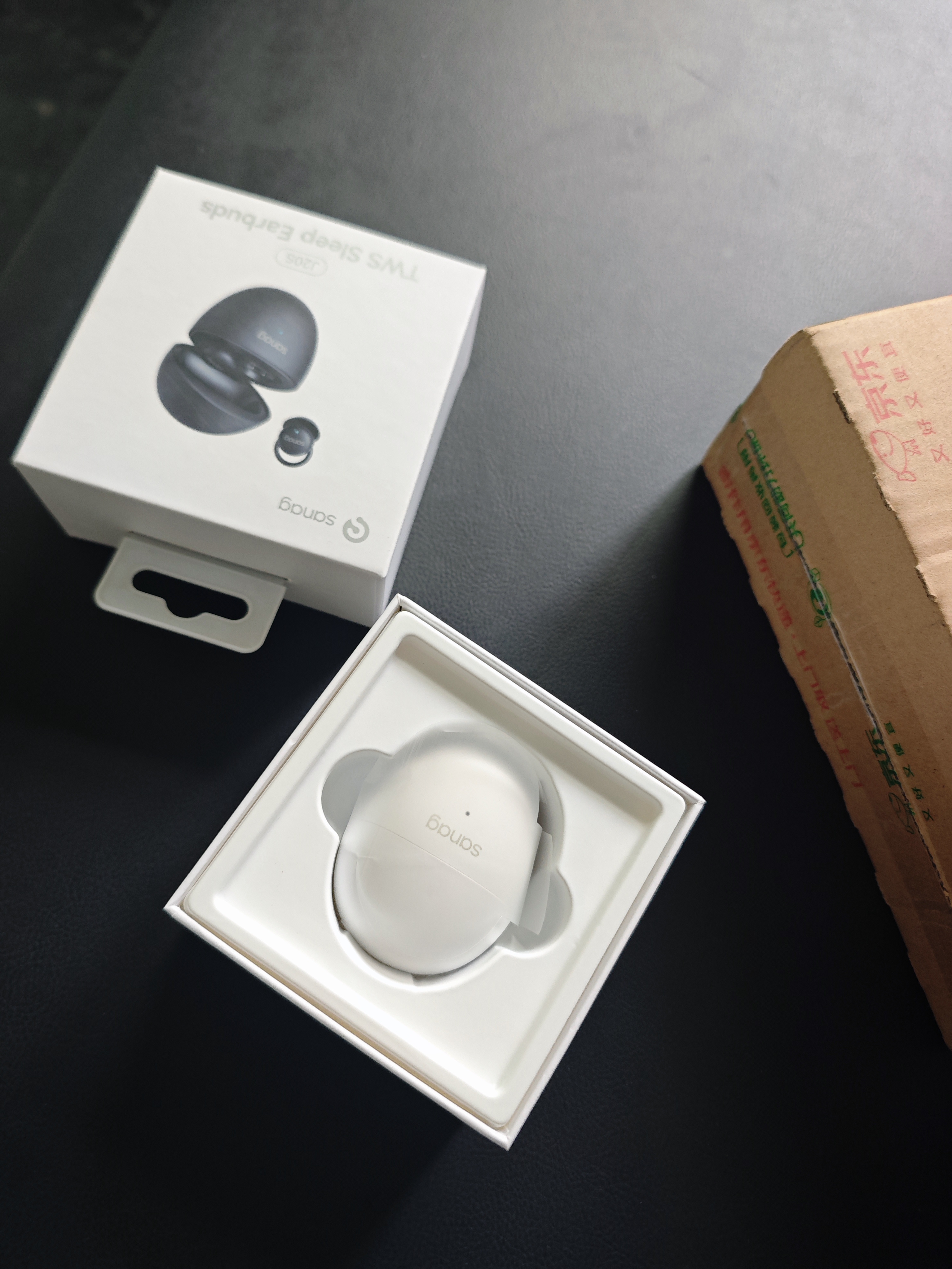SANAG塞那J20S 睡眠耳机蓝牙降噪隔音睡觉耳塞侧睡mini超薄入耳式无线不压耳助眠隐形白 实拍图