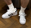 阿迪达斯adidas三叶草贝壳头SUPERSTARII男女休闲鞋 IH8659 42码 实拍图