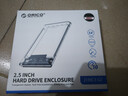 奥睿科Type-C移动硬盘盒2.5英寸USB3.1Gen2/10Gbps笔记本台式固态机械SSD外置盒 全透明2139C3-G2 实拍图