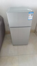 新飞冰箱小型租房用 一级能效冷 藏冷冻两用1-2人家用小冰箱 出租房双门电冰箱办公室两门 26年旗舰 76A一级能效【带净味盒】银 实拍图
