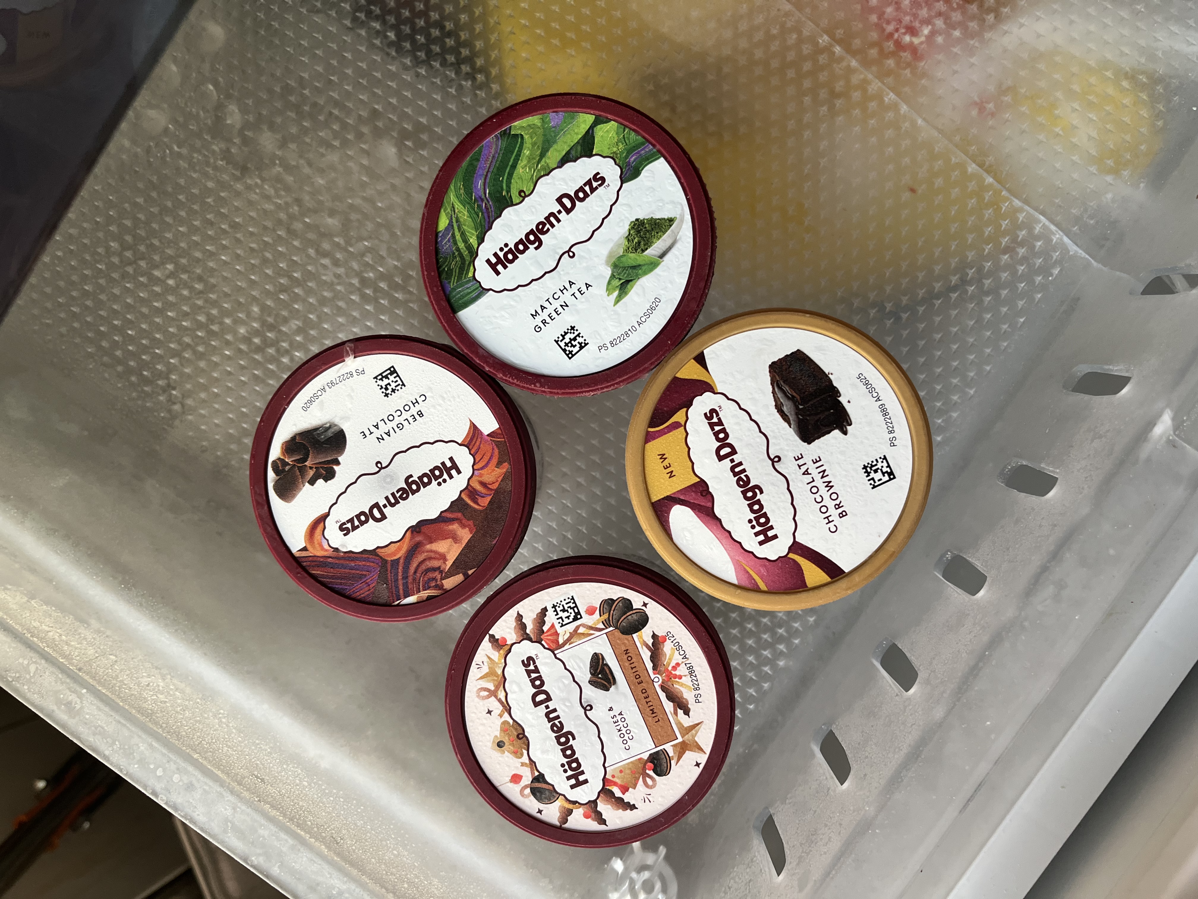 哈根达斯（Haagen-Dazs）【限定新品】巧克力风味布朗尼冰淇淋100ml/杯 雪糕 实拍图