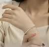 周大生【生日礼物】莫比乌斯环足银手镯开口轻奢小众送女友老婆 实拍图
