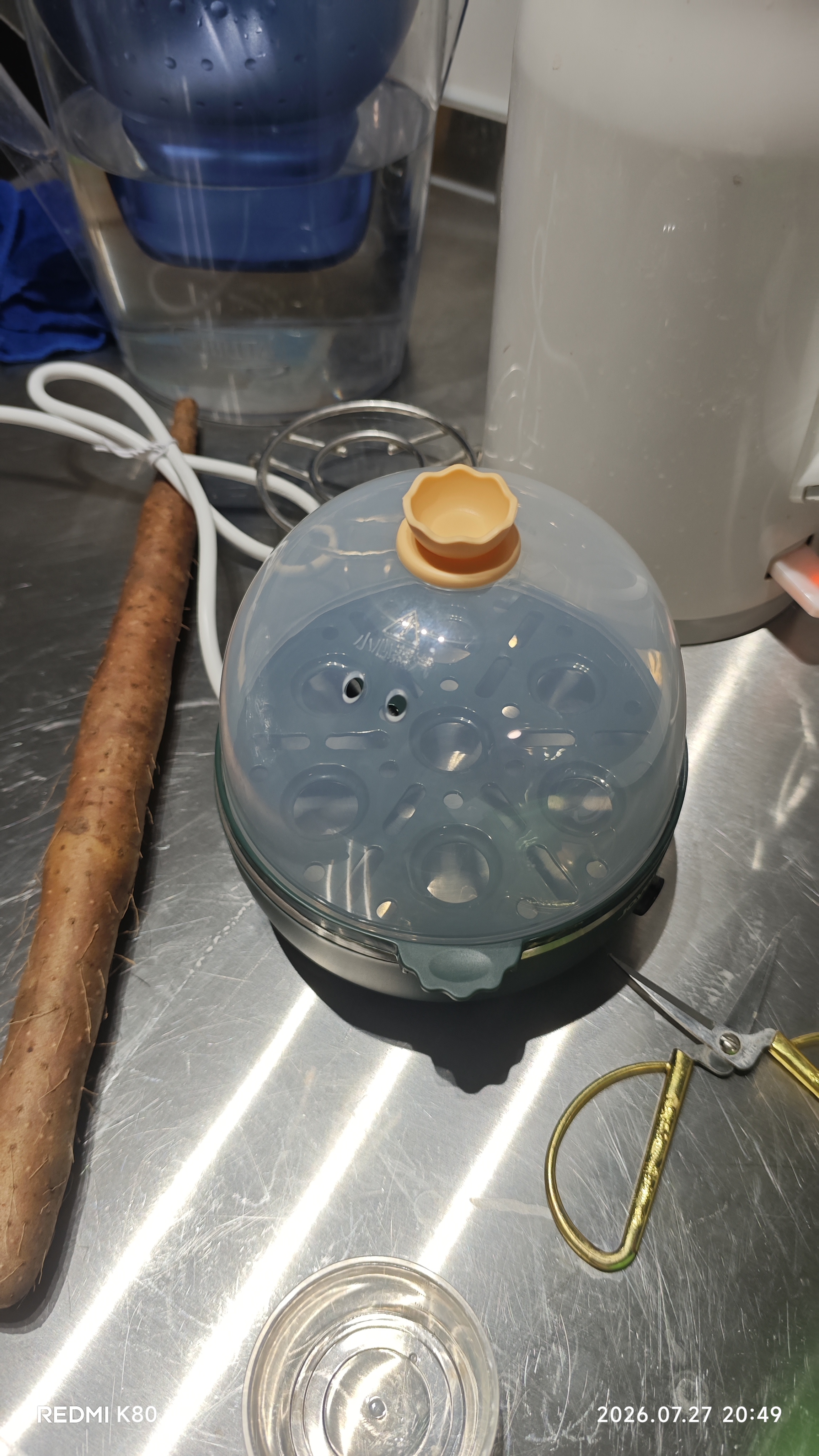 九阳（Joyoung）煮蛋器多功能智能蒸蛋器一键启动 7个蛋量 ZD7-GE130 实拍图
