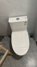 九牧（JOMOO）马桶家用一级水效防臭卫浴虹吸式马桶坐便器大冲力抗菌卫生间坐厕 镇店热卖【升级无棱】11370 305坑距(2515城包安装) 实拍图