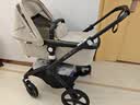 博格步（BUGABOO） FOX CUB 荷兰全功能高景观婴儿推车可坐躺 黑架沙漠黄布组 实拍图