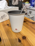 京东京造不锈钢水杯 马克杯 非一次性水杯套装家用汽车配色 珍珠白350ml*2 实拍图