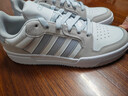 adidas ENTRAP美式校园风运动鞋少年感复古篮球风板鞋阿迪达斯 白色/矾土棕/浅蓝   39 实拍图