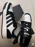 adidas ENTRAP美式校园风运动鞋少年感复古篮球风板鞋阿迪达斯 白色/黑色   40 实拍图