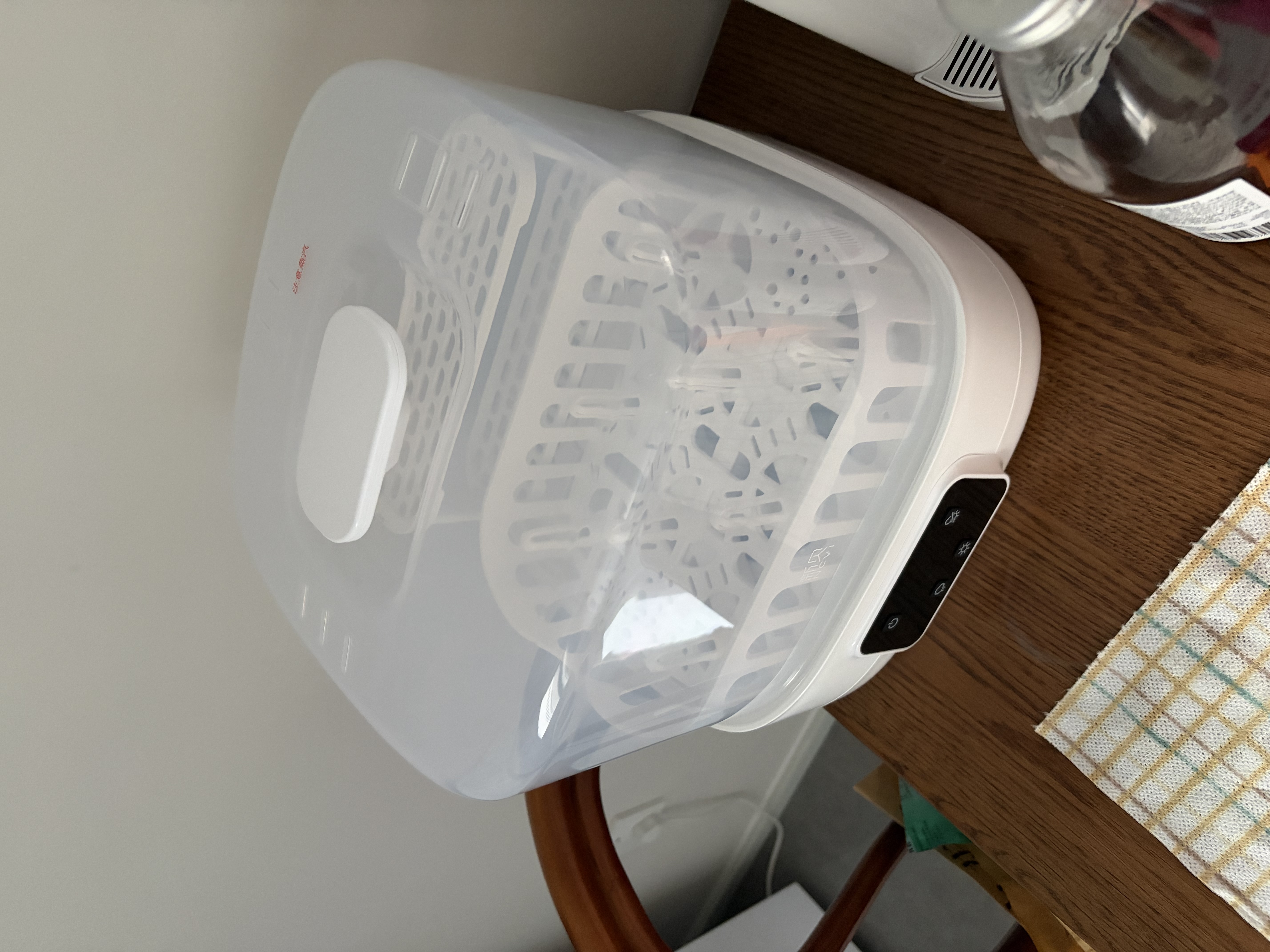 新贝奶瓶消毒烘干一体机 蒸汽消毒机消毒柜婴儿奶瓶消毒器带烘干8035 实拍图