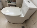 九牧（JOMOO）马桶家用一级水效防臭卫浴虹吸式马桶坐便器大冲力抗菌卫生间坐厕 无棱内壁【升级50大管径】11396 305坑距(2515城包安装) 实拍图
