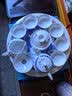 苏氏陶瓷丨国潮青花功夫茶具储水托盘三才盖碗茶壶薄胎茶杯大套组 实拍图