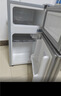 志高（CHIGO）小冰箱迷你小型家用冷藏冷冻两用宿舍出租房用双门办公室电冰箱节能省电 【一级能效】82L银色【全国联保丨节能省电】 实拍图