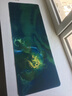 黑爵（AJAZZ） 游戏超大鼠标垫LOL吃鸡游戏卡通键盘垫大号锁边包边办公桌垫游戏鼠标垫 盲僧800*300mm精密锁边 实拍图