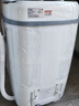 VCJ洗衣机半全自动迷你洗衣机小型洗脱一体小型家用母婴内衣裤洗袜子神器儿童单身人宿舍出租房 7.5KG旗舰款【强力洗涤*定时降噪快洗】白 实拍图
