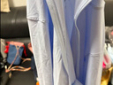 优衣库AIRism高弹力防紫外线拉链连帽开衫女装实测UPF100+483281 60 浅蓝色 L 实拍图
