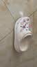 卡骆驰（CROCS）男女泡芙洞洞鞋户外休闲时尚厚底一脚蹬沙滩鞋 207521-100 34-35 实拍图