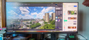 泰坦军团40英寸带鱼屏WQHD 144Hz IPS HDR400广色域 内置音箱 升降支架智能分屏电竞办公2K准4K显示器P40UG 实拍图