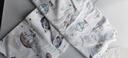 童颜新生婴儿包单纯棉a类产房襁褓裹布包巾四季抱被睡袋用品 2条 实拍图