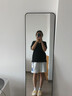 热销榜一镜子全身镜穿衣镜高清防爆落地镜网红宿舍挂墙立体试衣镜 【圆角】150x40cm经典黑【高清成像 破损包赔】 实拍图