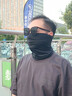 南极人防晒面罩冰丝脖套面巾围脖头套男魔术头巾女围脖骑行薄款 黑色 实拍图