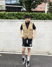 JEEP SPIRIT吉普工装马甲男士春夏季钓鱼背心机能多口袋外套男装 卡其 3XL 实拍图