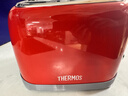 膳魔师（THERMOS）面包机全自动一体机烤面包机吐司机多士炉家用小型烤面包片机早餐机三明治机不锈钢烘焙6档 【一键解冻】中国红 实拍图