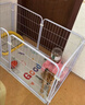 贝初众狗围栏室内宠物围栏狗笼子狗栅栏狗笼小中大型犬猫围栏狗笼折叠 120*60*60cm【适合中小型犬】 【6片】自由拼接组合围栏 加粗加密框架/无惧啃咬 实拍图