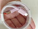 小米（MI）6A 编织快充数据线 1m (USB-A to USB-C) 灰粉 1米 实拍图