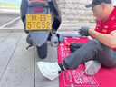 固满德山道巡礼半热熔电动摩托车真空胎100/90-10寸免费包安装 实拍图