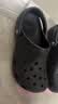 卡骆驰（CROCS）经典洞洞鞋轻便百搭女沙滩鞋包头拖鞋男鞋|10001 黑色-001(含智必星) 43 (270mm) 实拍图