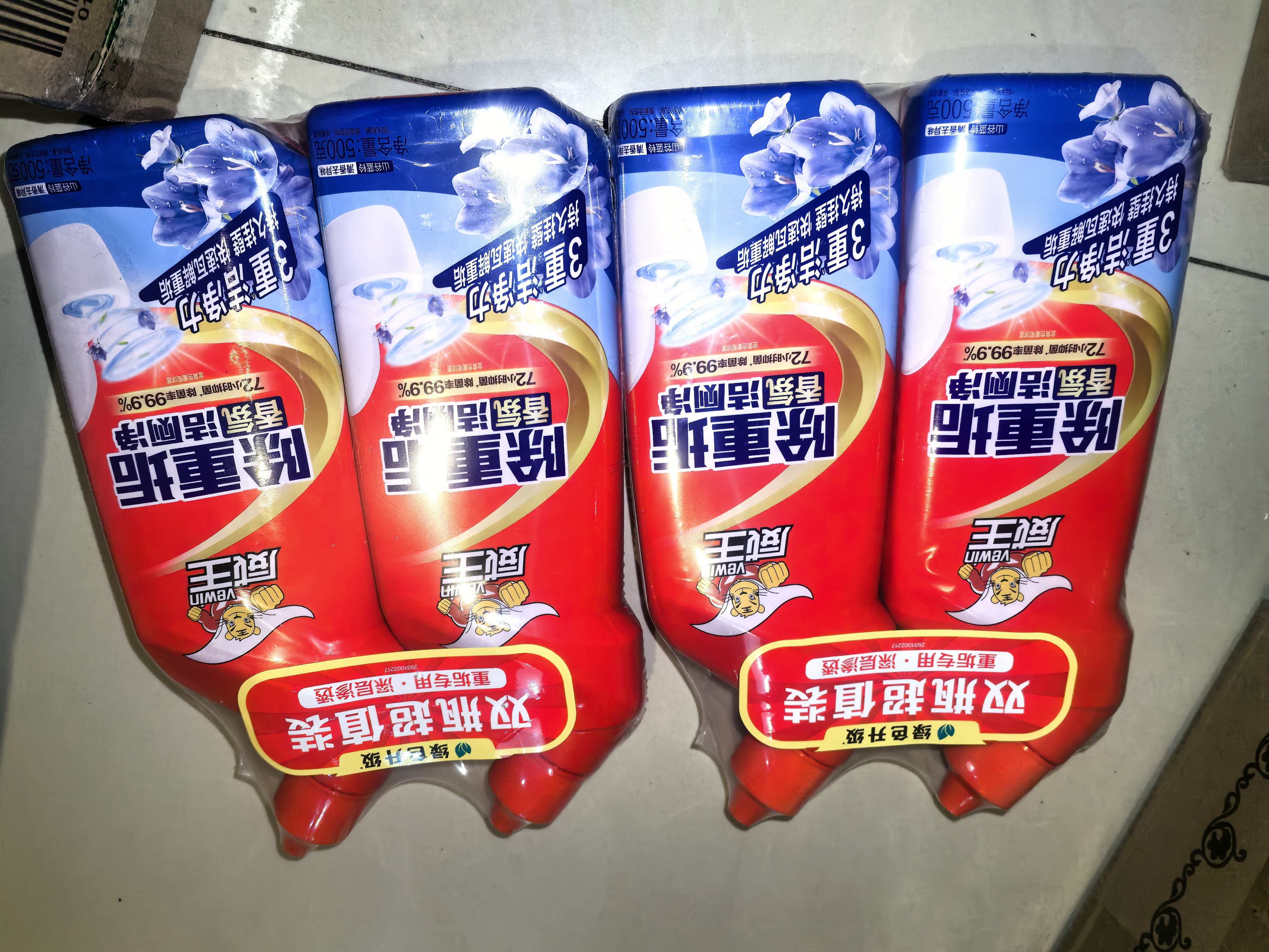 威王除重垢洁厕灵500g*4瓶 卫生间浴室厕所马桶清洁剂洁厕液 除顽垢 实拍图