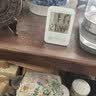 宜家（IKEA）SLATTIS斯洛缇电子钟带湿度计温度计白色多功能钟表简约 带湿度计/温度计白色8x12cm 实拍图