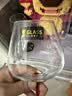 格娜斯（CRISTALGLASS）勃艮第红酒杯套装家用大号水晶玻璃葡萄酒高脚酒具460ml两只红杆 实拍图
